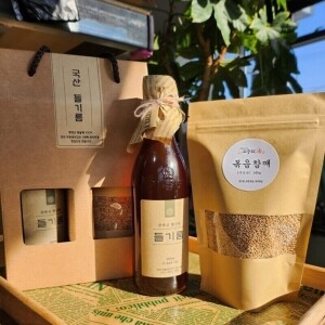 [평창군수품질인증] 국산들기름 평창들깨 100% 저온압착 350ml [원산지:국산(강원도 평창군)]